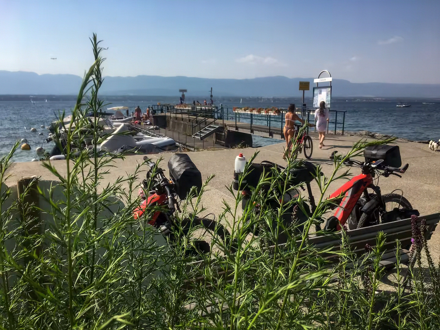 Hermance – Boote am Steg