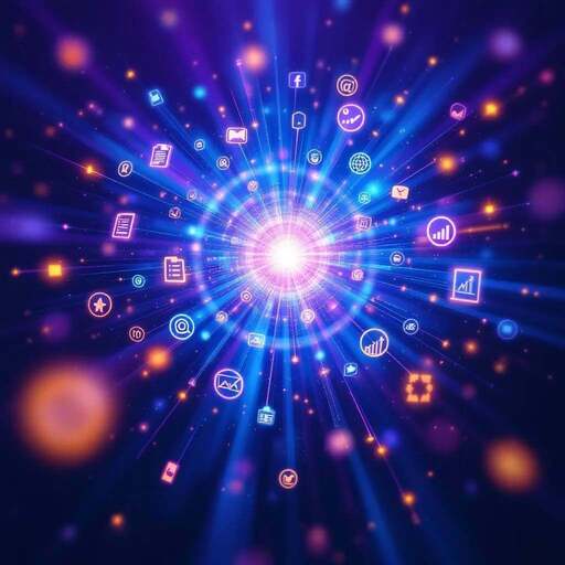 Visuel de marketing de contenu